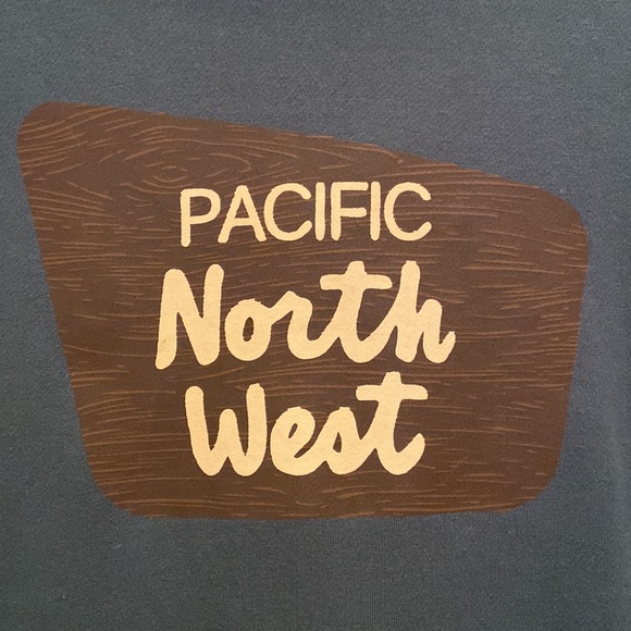 NWT! PACIFIC NORTHWEST Heavyweight Oversized Boundary Line Hoodie - XS Unisex - Picture 7 of 11